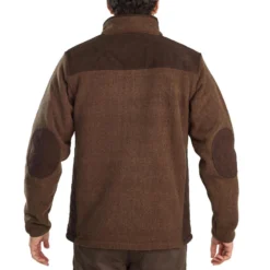 VESTE CHASSE POLAIRE VERNEY CARRON MARRON -Quechua Magasin veste chasse polaire verney carron marron 4