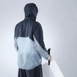 Quechua Veste Ultra Légère De Randonnée Rapide FH 900 Homme Bleu Grise. -Quechua Magasin veste ultra legere de randonnee rapide fh 900 homme bleu grise 3