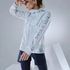 Quechua Veste Ultra Légère Hybride De Randonnée Rapide FH900 Femme Grise. -Quechua Magasin veste ultra legere hybride de randonnee rapide fh900 femme grise 4