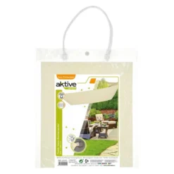 Voile D'ombrage Rectangulaire Aktive Garden Couleur Crème -Quechua Magasin voile dombrage rectangulaire aktive garden couleur creme 3