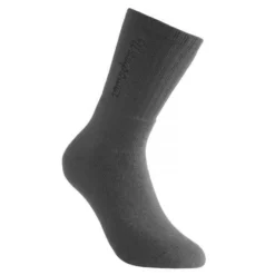 Woolpower Chaussettes Merino Logo Classique 400 - Gris -Quechua Magasin woolpower chaussettes merino logo classique 400 gris 2