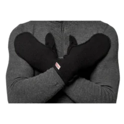 Woolpower Moufles Merino Thin 400 - Gants - Noir -Quechua Magasin woolpower moufles merino thin 400 gants noir 2