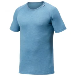Woolpower Tee De Base Couche Merino LITE - Bleu Nordique -Quechua Magasin woolpower tee de base couche merino lite bleu nordique 2